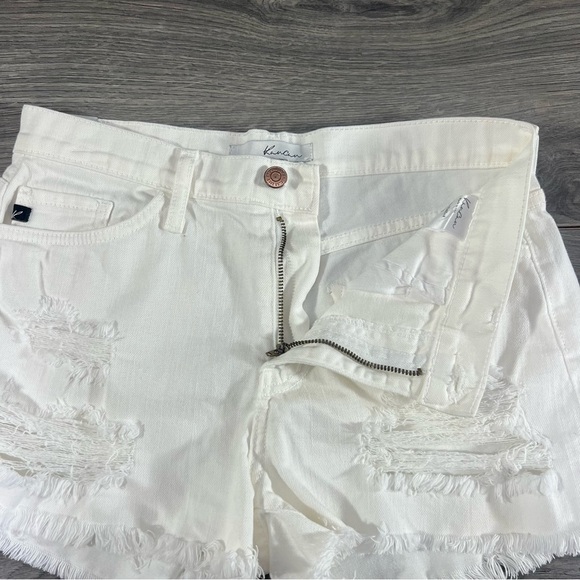 KanCan White Cut Off Shorts Womens size 25 - Picture 4 of 9